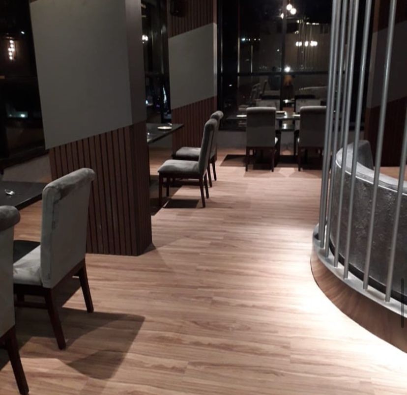 Vinyl planks installed at a site in hyd